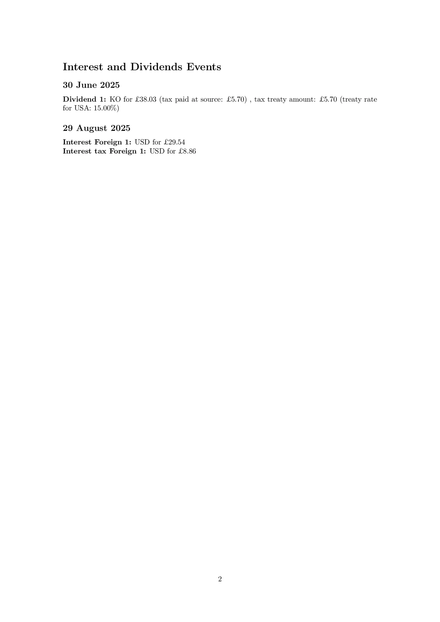 Example report, page 2